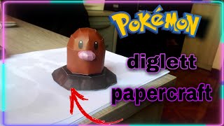 Pokemon Diglett De Papercraft Pokemonl Como Hacer Un Diglett De Papel Papercraft Pokemon