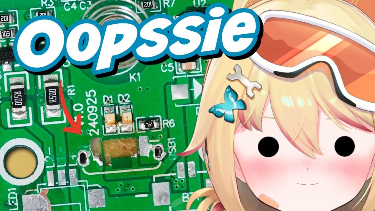 This Vtuber broke a PCB, now she's gonna fix it! [ NEW GEAR ]