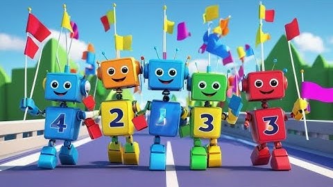Six Toy Robots Count to Ten | Fun Counting Song for Kids | Learn Numbers with Robots