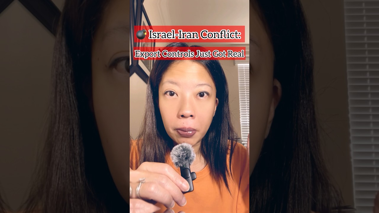 Israel-Iran Conflict: Export Control just got real 