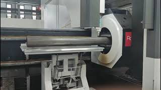 3 Chucks pipe fiber laser cutting machine 0 tailing with tube automatic loading and unloading system
