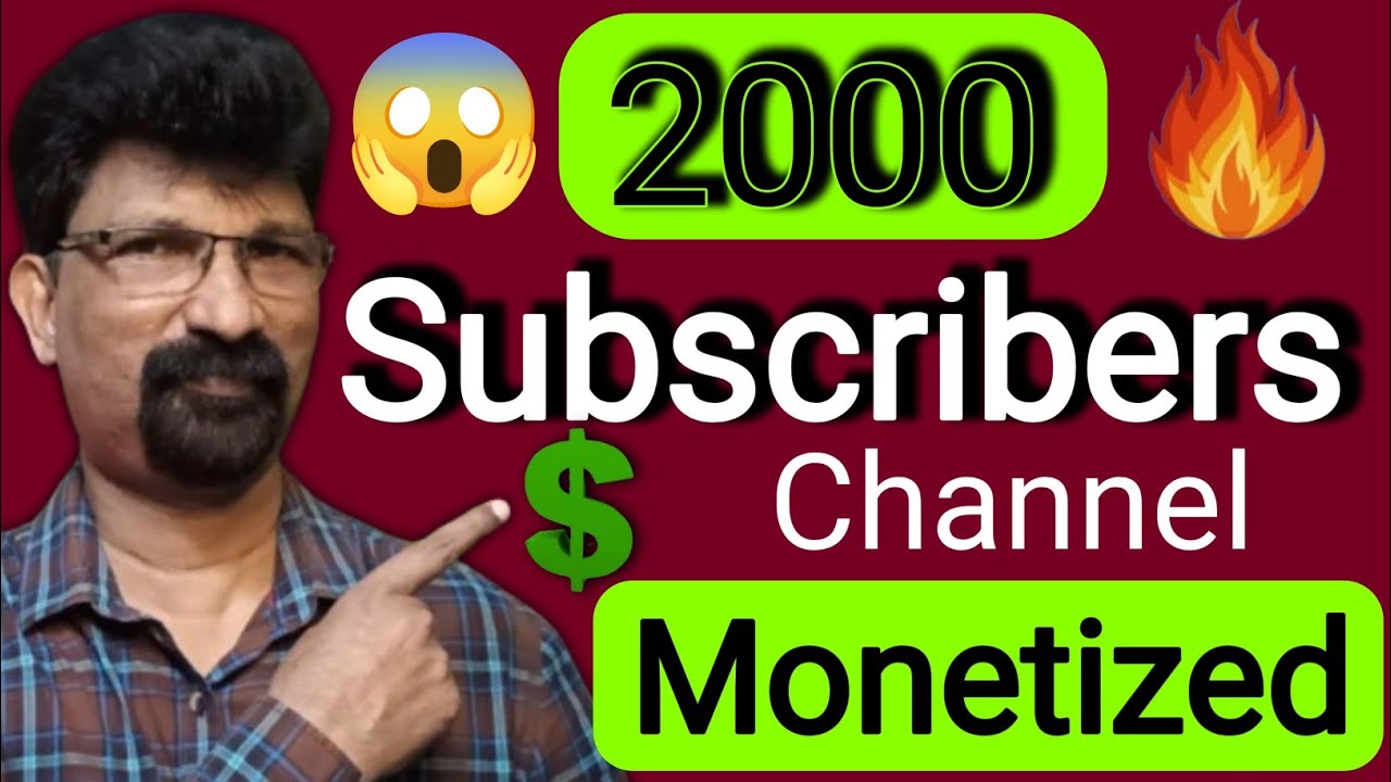 2000 Subscribers ഉണ്ടെങ്കിൽ Channel Monetize ആകുമോ | Success Story Malayalam