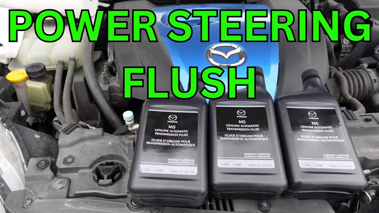 2013 Mazda 3 - Power Steering Fluid Flush - YouTube