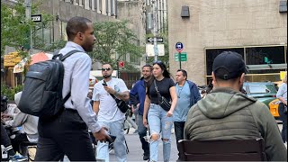 NYC LIVE Walk: Midtown Manhattan Tuesday Sunset Walk Early Summer in Spring May 2024