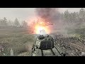 WW2 - Soviet Tanks vs German Tanks Battle Close to Berlin - Call of Duty World at War