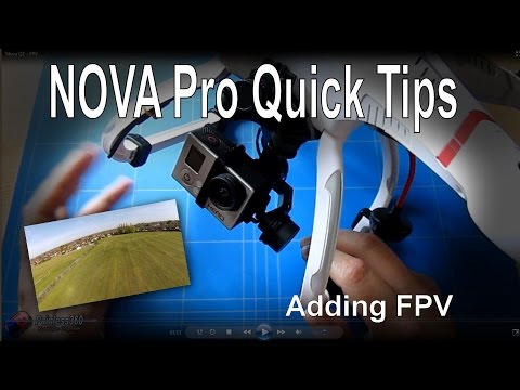 Quanum Nova Pro Quick Tips - Adding FPV camera and transmitter