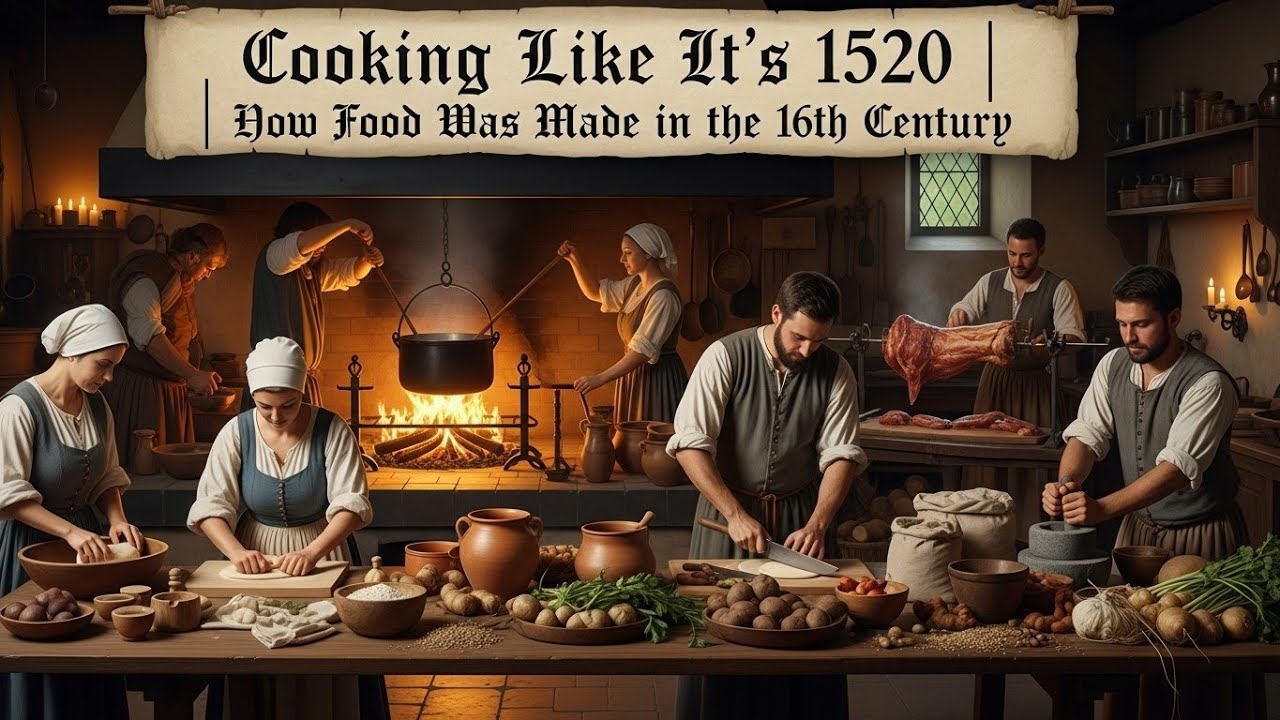 Cooking Like It’s 1520 | How Food Was Made in the 16th Century