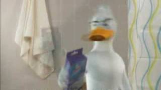 Video de pato pastilha adesiva veiculado em campanha 2008.