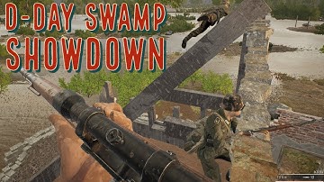 German Sniper Hinders US D-Day Advance | POST SCRIPTUM REALISM MOD OP 1944 CAMPAIGN