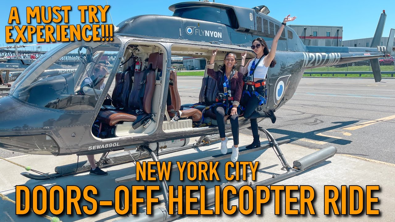 NYC 360º DOORS OFF / 25-30 MIN / FOR TWO PEOPLE – Heliflights Helicopter  Experience New York City