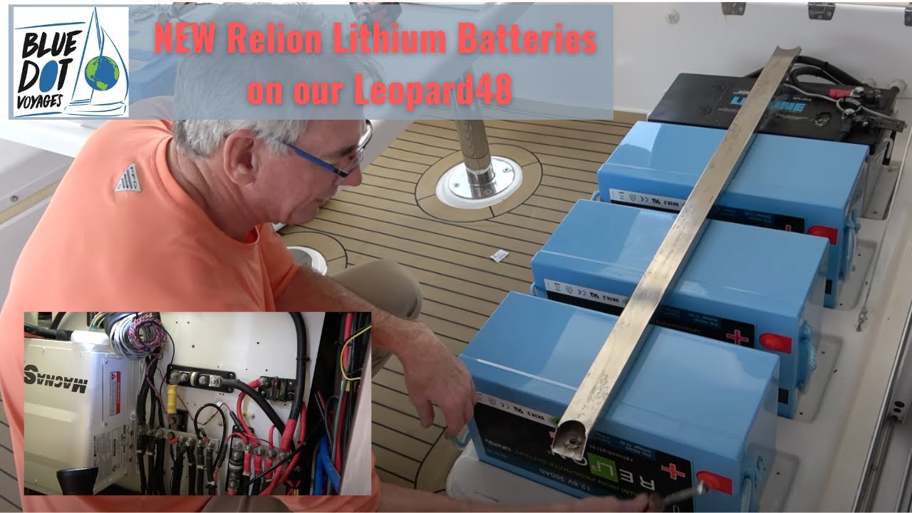 Upgrading to Lithium Batteries from AGM on our Leopard48 Catamaran PILAR | EP51