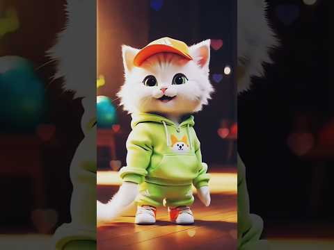 Cute cat dance video ♥️♥️♥️☺️♥️💖❤️🌠