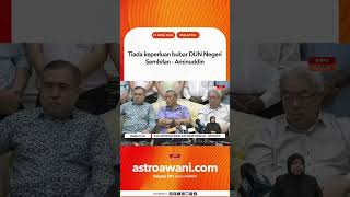 Tiada keperluan bubar DUN Negeri Sembilan   Aminuddin