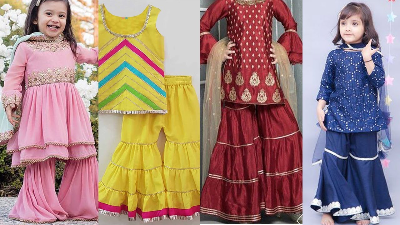 Traditional Kurti sharara - Evilato Ab khwahish puri karega India