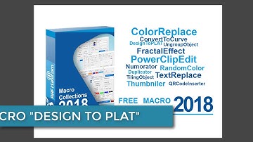 Free CorelDraw Macro - Collections 2018