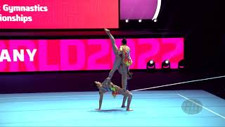 Germany (GER) - 2022 Acrobatic Worlds, Baku (AZE) - Balance Qualification  Women's Group