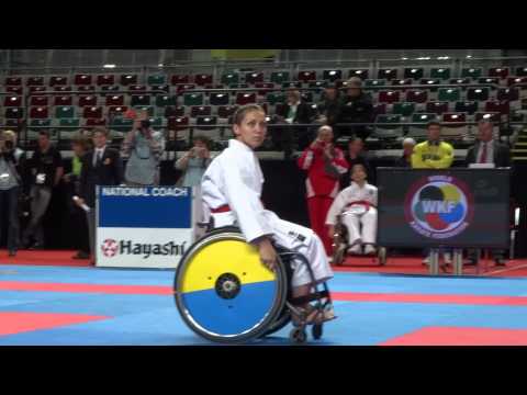 UKRAINE Female Wheelchair Final - 2014 World Karate Championships | WORLD KARATE FEDERATION