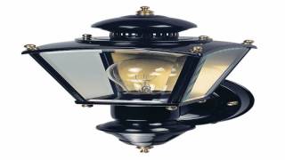 Heath Zenith HZ 4192 BK Six Sided Die Cast Aluminum Lantern Black with Beve