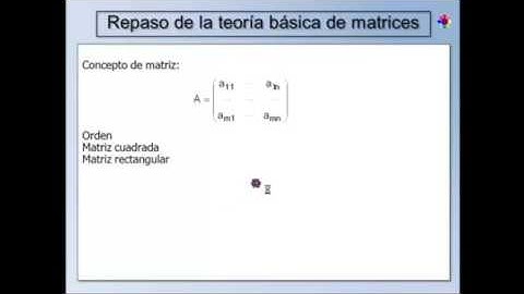 1 Concepto de matriz