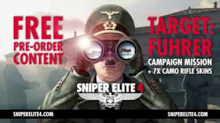 Трейлер Sniper Elite 4 — «Цель: фюрер» Трейлер Sniper Elite 4 — «Цель: фюрер»