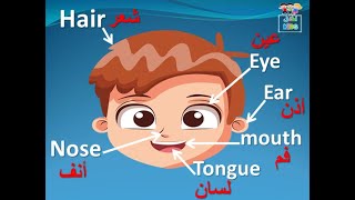 Learn English for kids | Face|تعلم الإنجليزية للأطفال | الوجه