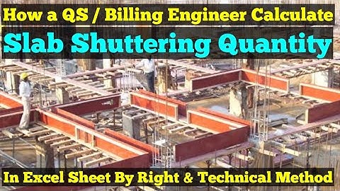How to Calculate Concrete and Shuttering Quantity for Slab & Beams - Right Method For Billing / QS