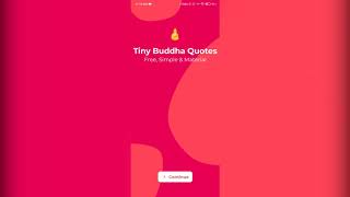 Tiny Buddha Quotes App screenshot 1