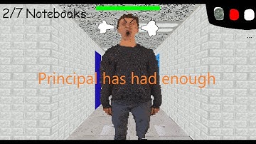 Principal has had enough vs Baldi random games