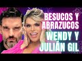 Wendy, besucos con Julián Gil