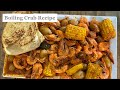 The Whole Shabang Boiling Crab Recipe | Simple Boiling Crab at Home Recipe | Shrimp Recipe