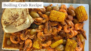 The Whole Shabang Boiling Crab Recipe | Simple Boiling Crab at Home Recipe | Shrimp Recipe