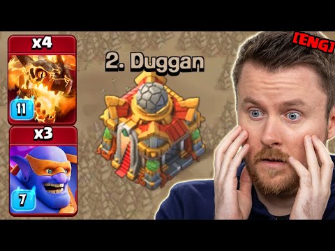 SUPER BOWLERS and SUPER DRAGONS in the SOLO CLAN WAR for ORE in Clash of Clans