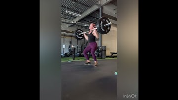 Paused squat clean EMOM