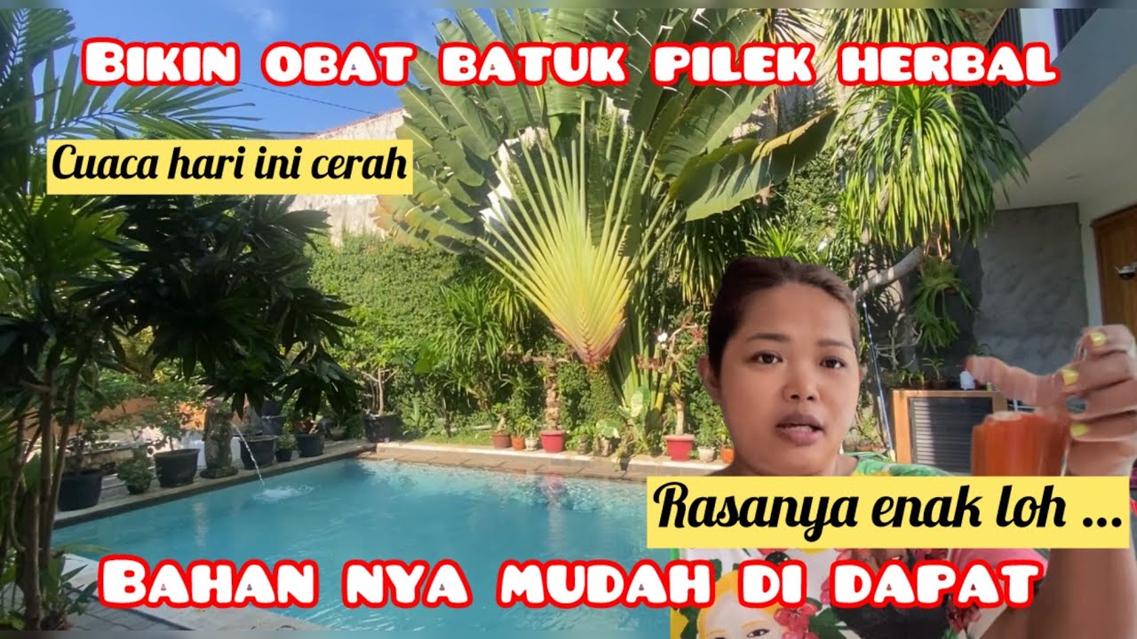BIKIN OBAT BATUK PILEK HERBAL‼️BAHANNYA MUDAH & RASANYA ENAK 