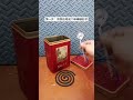 Use tea cans to make mosquito coil boxes without pouring ash for three years