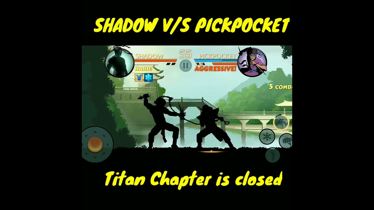 Shadow Fight 2 || Defeat Pickpocket In aggressive  Hack Gamplay|| Epic moments Part-34