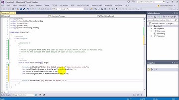 Learn C# for beginners: 13 -  Exercise 3