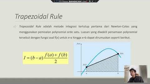 Penyelesaian Integral Numeris – Metode Multiple Trapezoidal Rule