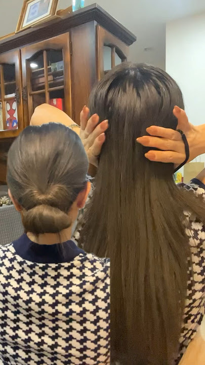 A low bun hairstyle for a party is very easy to do and saves money. #TeacherMing #EasyHairUpdo #l...