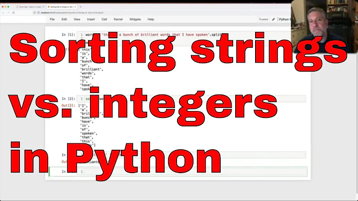 Sorting strings vs. integers in Python