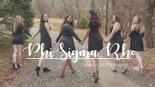 Phi Sigma Rho University of Washington | Recruitment 2018