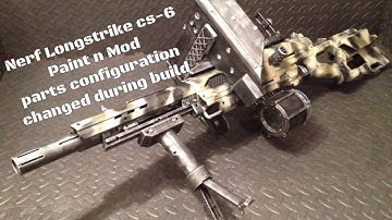 Nerf Longstrike cs-6 Paint & Mod