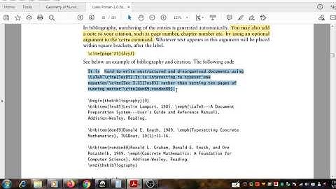 Latex in Simple Steps   Bibliography 2