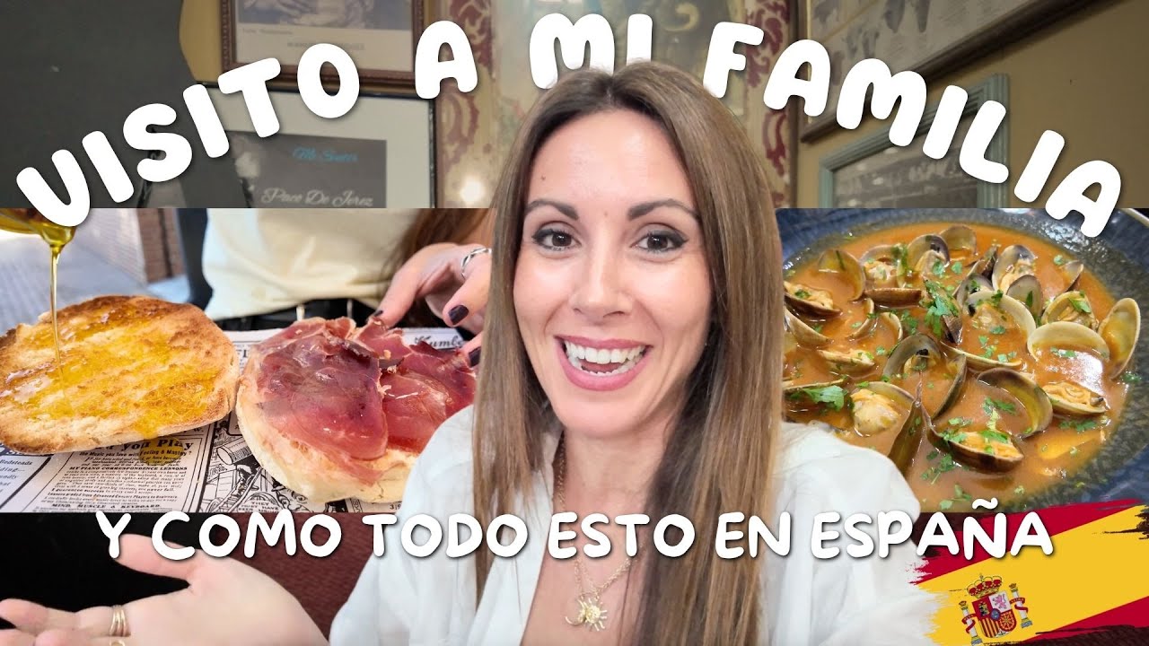 Viajo SOLA a ESPAÑA 🇪🇸 por trabajo y visito a MI FAMILIA 💖