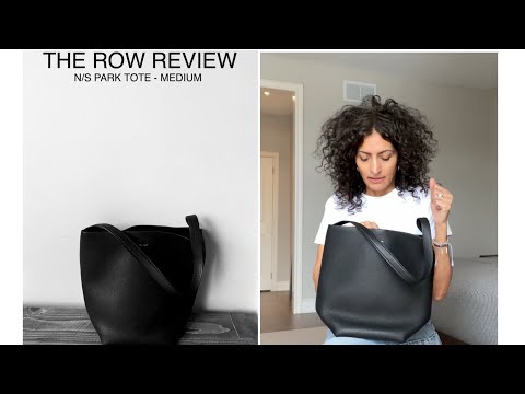 REVIEW - The Row medium leather N/S Park tote review. Size, price