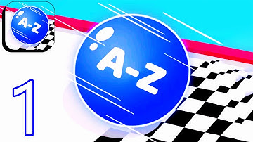 A-Z Run - Max Level Gameplay Walkthrough - Part 1 - (Levels 1-5) IOS & Android