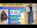 Ajio party wear dress haul  ajio dress haul  party wear dresses