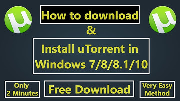 How to download and install uTorrent in Windows 7/8/8.1/10 ✅ For Free Very Easy 2022🔥