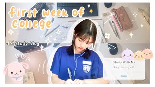 𝐯𝐥𝐨𝐠 𝟎𝟑│心理学 开学第一周👩🏻‍💻📚 study with me / 一个人出门🌤 【爱尔兰留学】