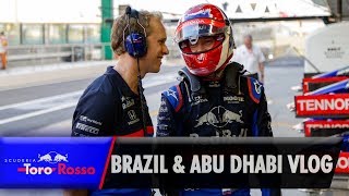 Daniil Kvyat's Brazil & Abu Dhabi GP Vlog